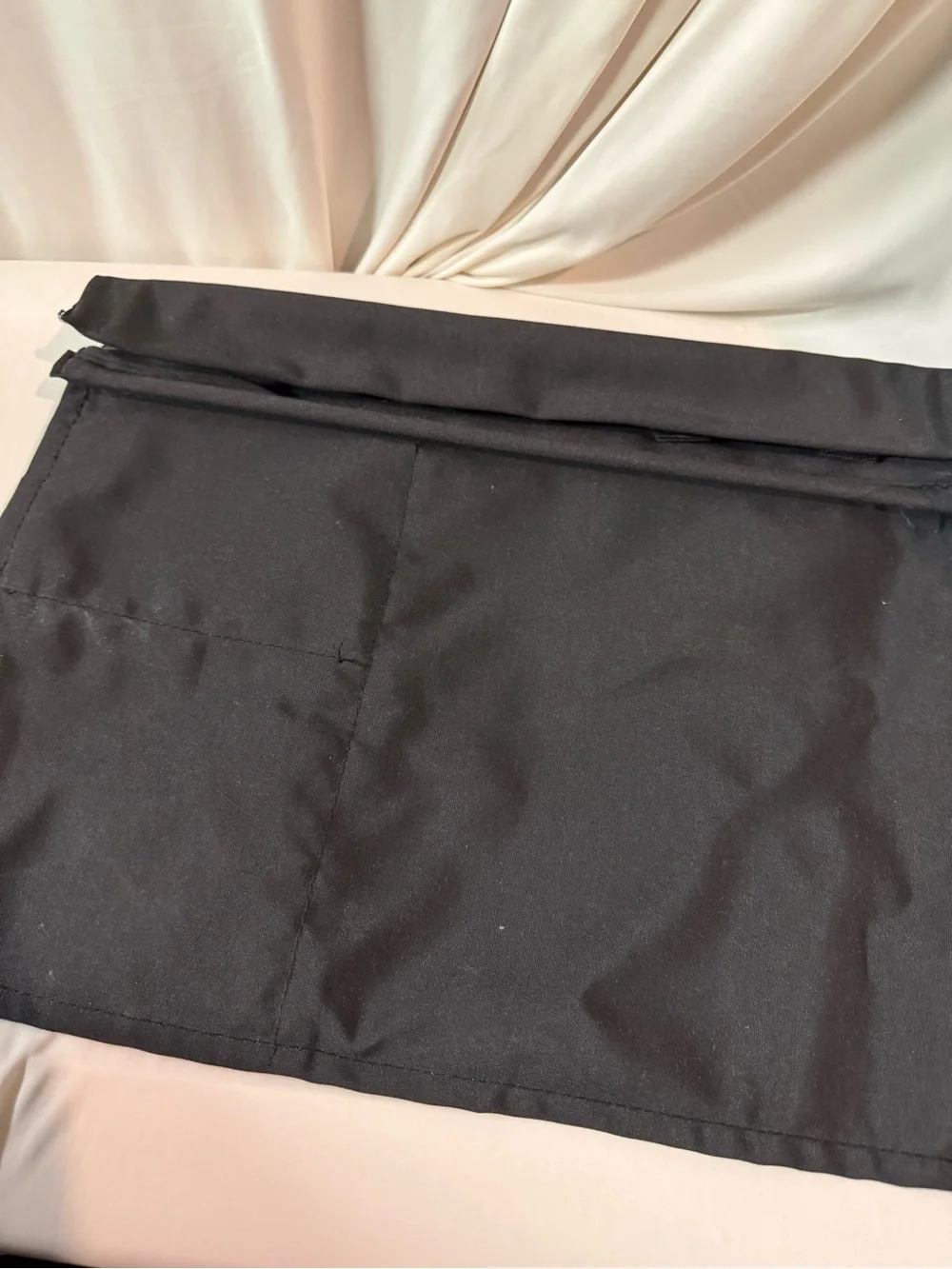 IKEA Black Fabric Bedside Organizer